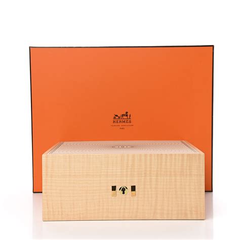 hermes wood box|authentic Hermes box.